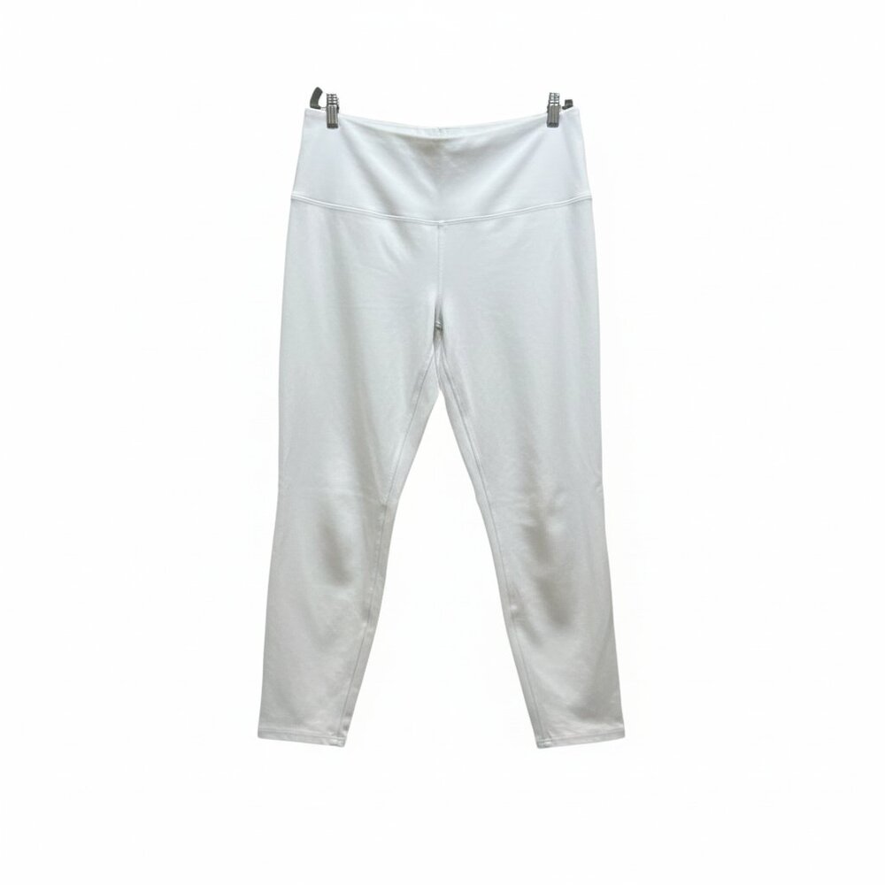 White Pull-On Capri Pants